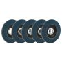 ALLSTAR PERFORMANCE ALL12122-5 Flap Discs 80 Grit 4-1/2in with 7/8in Arbor
