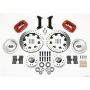 Wilwood 140-12297-DR Forged Dynalite Front Kit 12.19in Drilled Red 79-87 GM G Body