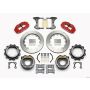 Wilwood 140-12436-R Narrow Superlite 4R Rear P-Brk Kit 14.00in Red Strange Eng Floater 3.49in Offset