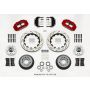 Wilwood 140-14277-DR Narrow Superlite 6R Front Hub Kit 14.00in Drill Red Magnum Force Drop Spindle