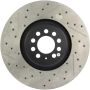 Stoptech 127.33093R Slotted & Drilled Sport Brake Rotor