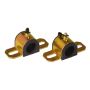 Prothane Universal Greasable Sway Bar Bushings - 24MM - Type A Bracket - Black