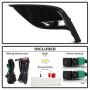 SPYDER 9052217 OEM Full LED Fog Lights w/Switch - Clear