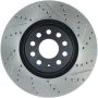Stoptech 127.33144L Slotted & Drilled Sport Brake Rotor