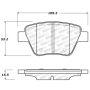 Stoptech 305.14560 10-12 Audi A3 Street Select Rear Brake Pads