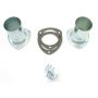 PATRIOT EXHAUST PEPH7245 Collector Reducers - 1pr 3-1/2in to 3in