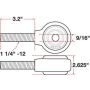 SPECIALTY PRODUCTS COMPANY 15743 XAXIS ROD END BALL JOINT