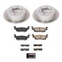 PowerStop SC3067 Semi-Coated Rotor and Low-Dust Ceramic Brake Pad Kit