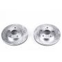 PowerStop JBR711XPR PowerStop Evolution Performance Drilled, Slotted & Plated Brake Rotor Pair