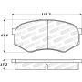 Stoptech 308.04330 Street Brake Pads