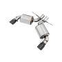 AWE Tuning 3015-33103 16-19 Chevrolet Camaro SS Axle-back Exhaust - Touring Edition (Diamond Black Tips)