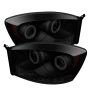 SPYDER 5078803 Projector Headlights - CCFL Halo - Black Smoke