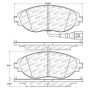StopTech 14-18 Audi S3 Street Select Front Brake Pads