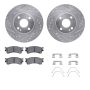 Dynamic Friction 7512-80163 Rotor Kit