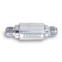 Russell 650110 Performance Polished Aluminum (3-1/4in Length 1-1/4in dia. -8 male inlet/outlet)