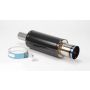 HKS 31012-BA001 Universal Carbon-Ti Cat-back Exhaust - 170mm Shell/75mm Diameter