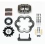 Wilwood 140-11810 Billet Narrow Dynalite Radial Mount Rear Inboard Midget Kit 10.50in SuperAlloy Vented Rotor