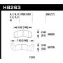 Hawk Performance HB263F.650 HPS Disc Brake Pad