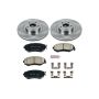 PowerStop KOE6082 OE Stock Replacement Low-Dust Ceramic Brake Pad and Rotor Kit