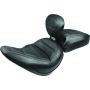 Mustang Motorcycle 79717 Mustang 84-06 Harley Standard Rear Tire Standard Touring Passenger Seat - Black