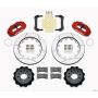 Wilwood 140-13648-R Narrow Superlite 4R Rear Kit 14.00in Red Morrison Multilink IRS (2010-15 Camaro Based)