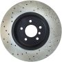 Stoptech 128.34072L Drilled Sport Brake Rotor