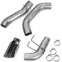 Banks Power 49798 19-23 Dodge Ram Crew Cab 6.7L Cummins Monster Exhaust - SS Single Exhaust w/ Chrome Tip