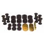 Prothane 4-2016-BL 72-85 Dodge Truck 4wd Total Kit - Black