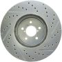 Stoptech 227.47024R 05-14 Subaru Legacy Select Sport Drilled & Slotted Rotor - Right