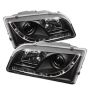 SPYDER 5030351 Projector Headlights - DRL - Black