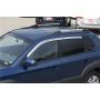 Putco 480257 05-08 Hyundai Tucson (Set of 4) - Tape On Install Element Chrome Window Visors