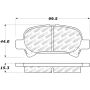 Stoptech 305.08280 Street Select Brake Pads - Rear