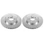 PowerStop EBR1071XPR PowerStop Evolution Performance Drilled, Slotted & Plated Brake Rotor Pair