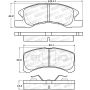 Stoptech 308.17310 Street Brake Pads - Front