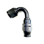 FRAGOLA FRG681208-BL Hose Fitting #8 120 Deg PTFE Black