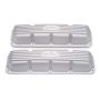 EDELBROCK EDE41999 Valve Cover Kit Classic Finned AMC/Jeep V8 67-91