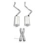 Stainless Works CTTHTD 2007-14 Chevy Tahoe And Yukon LT 2-1/2in Exhaust X-Pipe Chambered Mufflers Tips