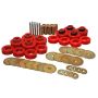Energy Suspension Cab Mount Set - Club Cab - Red
