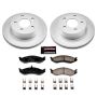 PowerStop CRK2152 Genuine Geomet Coated Rotor and Low-Dust Ceramic Brake Pad Kit