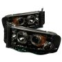 SPYDER 5009999 Projector Headlights - LED Halo - Smoke