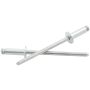 ALLSTAR PERFORMANCE ALL18191 1/8in Alum Rivet Silver 25Pk   1/8in-1/4in