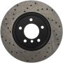 Stoptech 128.34093R 07-10 BMW 335i Cross Drilled Right Front Rotor