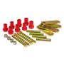 Prothane Chrysler HD Conversion Shackle Kit for Super Stock Springs - Red