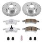 PowerStop K2151-26 Z26 Street Performance Ceramic Brake Pad and Drilled & Slotted Rotor Kit
