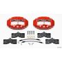 Wilwood 140-10790-R D8-4 Rear Caliper Kit Red Corvette C2 / C3 65-82