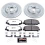 PowerStop K6321-36 Z36 Truck and SUV Carbon-Fiber Ceramic Brake Pad and Drilled & Slotted Rotor Kit