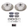 PowerStop SC3068 Semi-Coated Rotor and Low-Dust Ceramic Brake Pad Kit