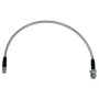 Wilwood 220-9684 22in OAL Flexline -3 Hose to M10 by 1.00 IF Bubble Flare
