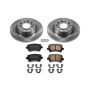 PowerStop KOE5662 OE Stock Replacement Low-Dust Ceramic Brake Pad and Rotor Kit