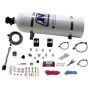 Nitrous Express 20923-15 ALL SPORT COMPACT EFI SINGLE NOZZLE SYSTEM (35-50-75 HP) WITH 15LB BOTTLE